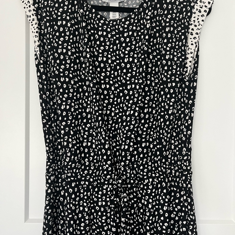 EUC WHBM Darling Black and White Animal Print‎ Dress, Small - Picture 11 of 16